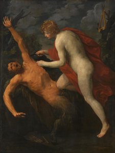 Apollón megkínozza Marsziaszt alkotó: Guido Reni