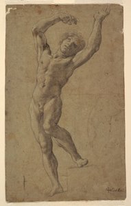 St. Sebastian tanulmánya, Pomarici Santomasi Múzeum, Puglia, Olaszország alkotó: Guido Reni