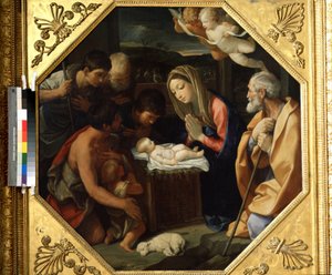 A gyermek Krisztus imádata alkotó: Guido Reni