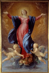 Guido Reni A Szűz mennybemenetele című festménye, az Útmutató (1575-1642) 1637 V. 2,42x1,6 m Lyon, Musee des Beaux Arts alkotó: Guido Reni