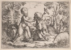 A kis Jézus és Szent János alkotó: Guido Reni