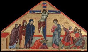 A keresztre feszítés alkotó: Guido da Siena