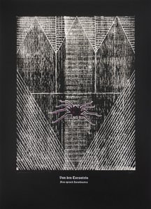 A Tarantula, Így szólt Zarathustra, 2024 (fametszet és szitanyomat) alkotó: Guilherme Pontes