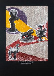A három metamorfózisról, így szólt Zarathustra, 2022 (fametszet és szitanyomás)