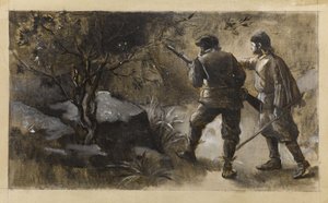 Kennybol és Guldon Stayper, 1889 körül (olaj, vászon) alkotó: Guillaume Albert Demarest