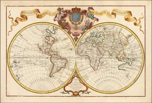 1720-as világtérkép - Mappemonde a l