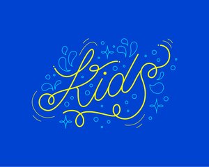 KIDS PLAYFUL LETTERING, 2025 (digitális művészet) alkotó: Guillaume Laserson