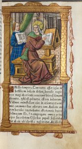 Nyomtatott Órakönyv (római használat): fol. 19r, Szent Máté
