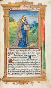 Nyomtatott órakönyv Róma használata: fol. 109r, Mária Magdolna, 1510.