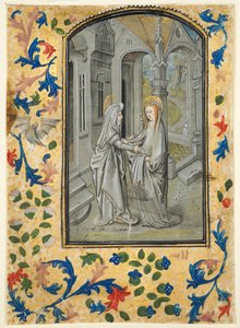Levél egy Órakönyvből: Angyali üdvözlet a pásztoroknak c. 1470-1480.