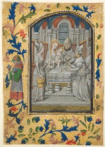 Levél egy órakönyvből: A látogatás, c. 1470-1480.