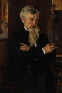 August Schauman újságíró portréja alkotó: Gunnar Berndtson