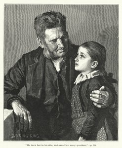 "Maga mellé húzta, és sok kérdést tett fel neki" (metszet) alkotó: Gunning (after) King
