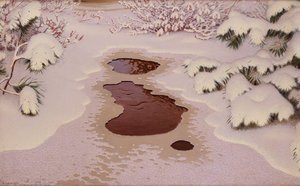 Tavasz télen. alkotó: Gustaf Fjaestad