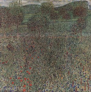 Virágzó mező alkotó: Gustav Klimt