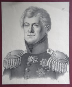 Dmitrij Vlagyimirovics Golicin herceg portréja 1771-1844, 1820-as évek alkotó: Gustav Adolf Hippius