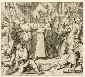 Luther Márton az ikonoklászma ellen alkotó: Gustav Ferdinand Leopold Konig