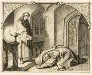 Luther Márton és Hans Kohlhase rabló (1500-1540) alkotó: Gustav Ferdinand Leopold Konig