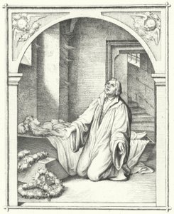 Luther Márton lánya, Magdalena holttestével, 1542