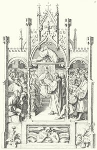 Jelenetek Luther Márton életéből (metszet) alkotó: Gustav Ferdinand Leopold Konig