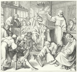 A lipcsei vita, Andreas Karlstadt, Johann Eck és Martin Luther, 1519