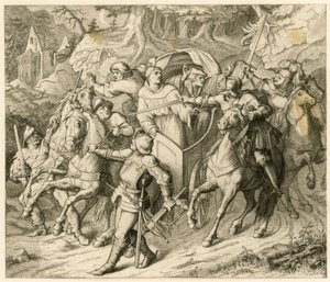 Hauptmann von Berlepsch és Burkhard Hund Luther Márton elrablása hazatérő útján - 1521-ben, mert ott volt a pápa kiközösítési bullája és a császár törvényen kívüli tiltása.