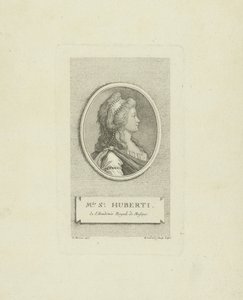 Antoinette Saint-Huberty operaénekesnő portréja 1756-1812, c. 1790. alkotó: Gustav Georg Endner