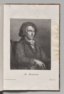 Németország híres szerzői: Johann Friedrich Wilhelm Jeruzsálem portréja alkotó: Gustav Karl Friedrich Luderitz