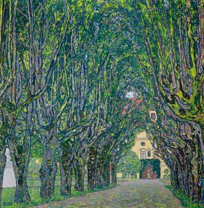 Avenue a Kammer-kastély parkjában, 1912