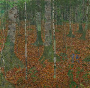 Nyírerdő, 1903. alkotó: Gustav Klimt