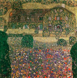Tájház az Attersee mellett, 1914 körül alkotó: Gustav Klimt