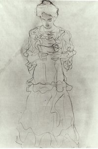 I-t olvasó lány, alkotó: Gustav Klimt