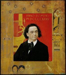 Joseph Pembauer, zongoraművész és zongoratanár alkotó: Gustav Klimt