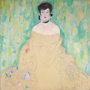 Amalie Zuckerkandl portréja, 1916-1918. alkotó: Gustav Klimt