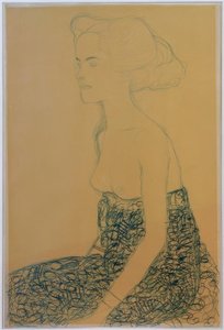 Fél felvonásban ülve balra alkotó: Gustav Klimt