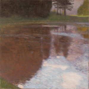 Stiller-tó (Egelsee, Golling közelében, Salzburg) alkotó: Gustav Klimt