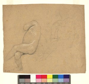 Studien zu zwei sitzenden Kinderakten alkotó: Gustav Klimt