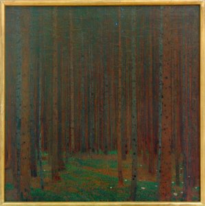 Fenyőerdő I alkotó: Gustav Klimt
