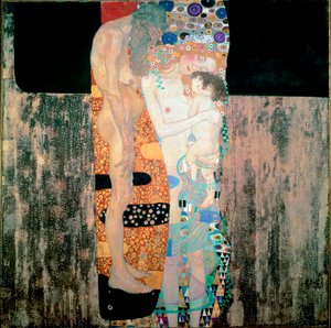 Gustav Klimt (1862-1918) A nő három kora festménye 1905 Dim. 180x180 cm Róma, Galleria Nazionale d