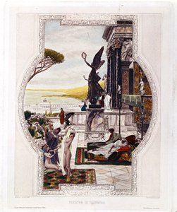 Bécsi Burgtheater (udvari színház) alkotó: Gustav Klimt