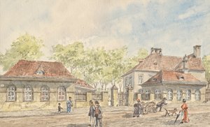 A Hohlweggasse a bécsi Landstrasse-ban alkotó: Gustav Korompay