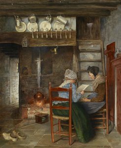 Interieurszene alkotó: Gustav Köhler