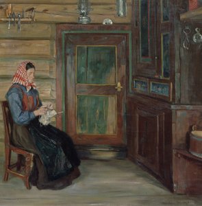 Gazdálkodók belső kötő nő alkotó: Gustav Wentzel
