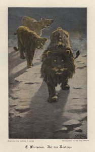 On the Raid (színes metszet)
