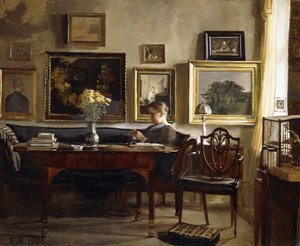 Pihentető pillanat alkotó: Gustav Wilhelm Blom