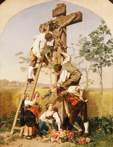 A szentély díszítése, 1854 alkotó: Gustave Brion