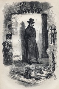 Javert, Victor Hugo „” Nyomorultak” című regényének illusztrációja