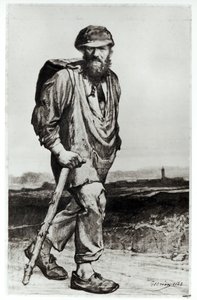Jean Valjean, Victor Hugo (1802-85) „Les Miserables” című illusztrációja, 1862
