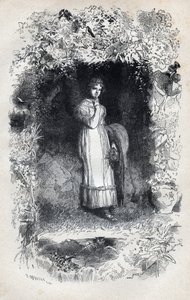 Szerelmes Fantine portréja, Tholomyes – Illusztráció: Gustave Brion (1824-1877) a „Nyomorultak – Első rész: Fantine” című filmhez, Victor Hugo (1802-1885) 1862