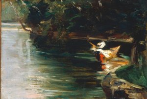 Yerres bankjai alkotó: Gustave Caillebotte